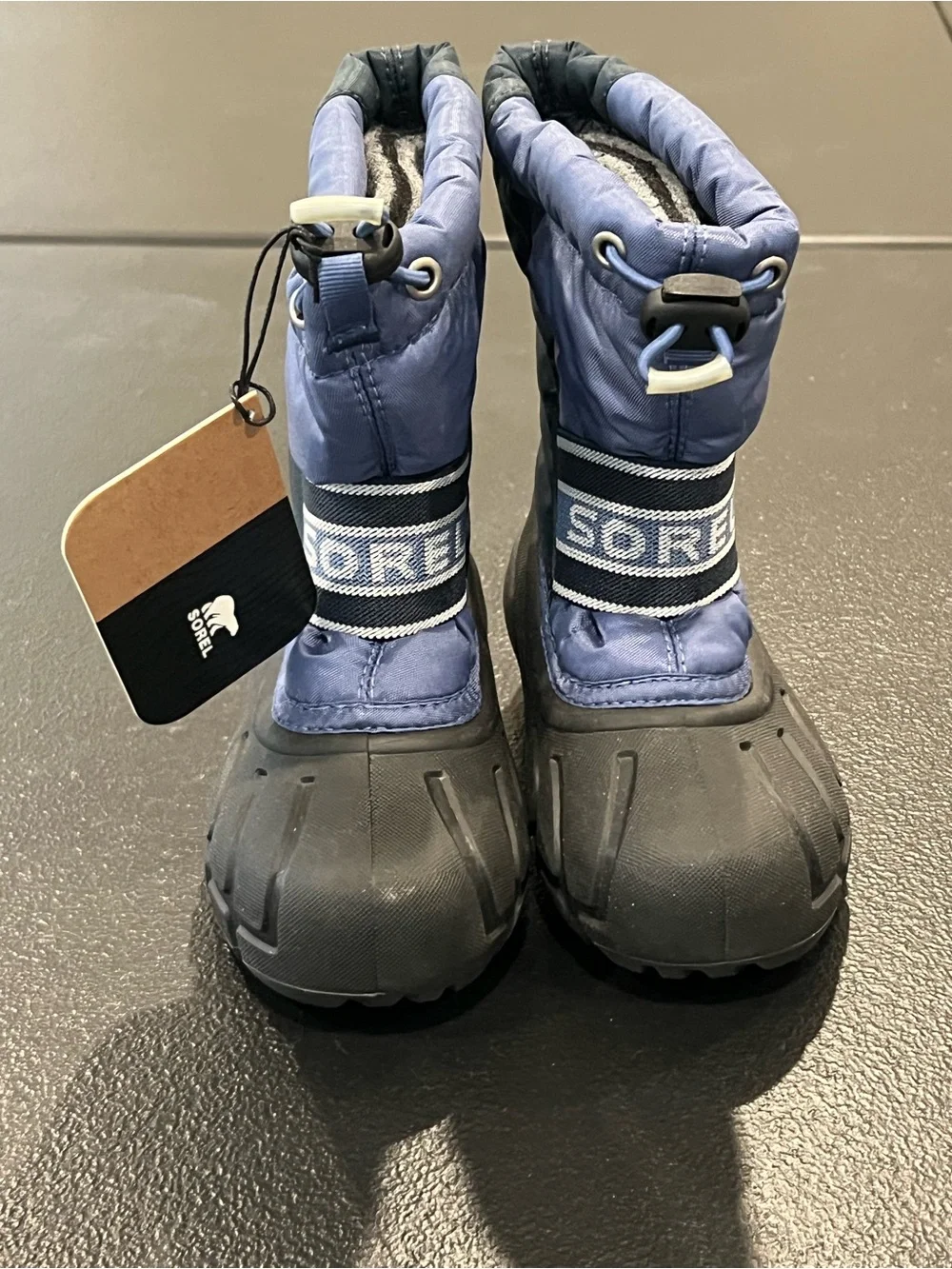 Sorel Kids Navy Insulated Snow Boots